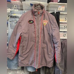Puma- German Soccer League Coaches Sideline Coat- Mens L